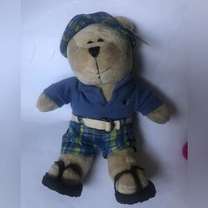 2007 Starbucks Bearista 63rd Edition Vacation Bear Plush Stuffed Animal